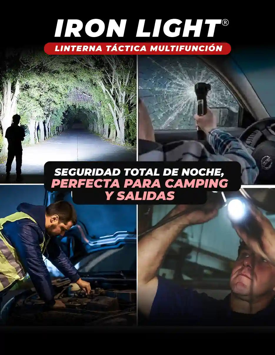 LINTERNA TACTICA IRON LIGHT [PV1-TIKTOK-IMPORTSGUATE]