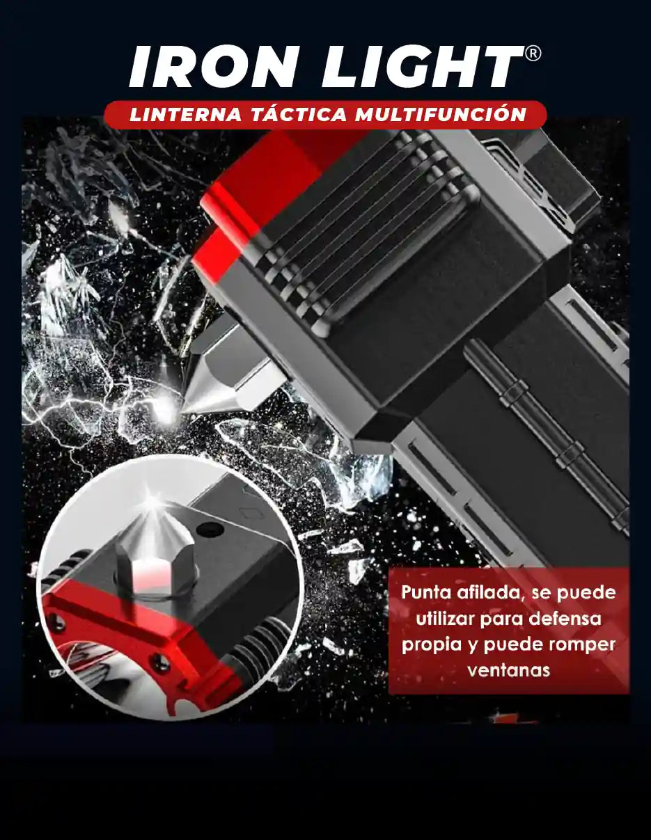 LINTERNA TACTICA IRON LIGHT [PV1-TIKTOK-IMPORTSGUATE]