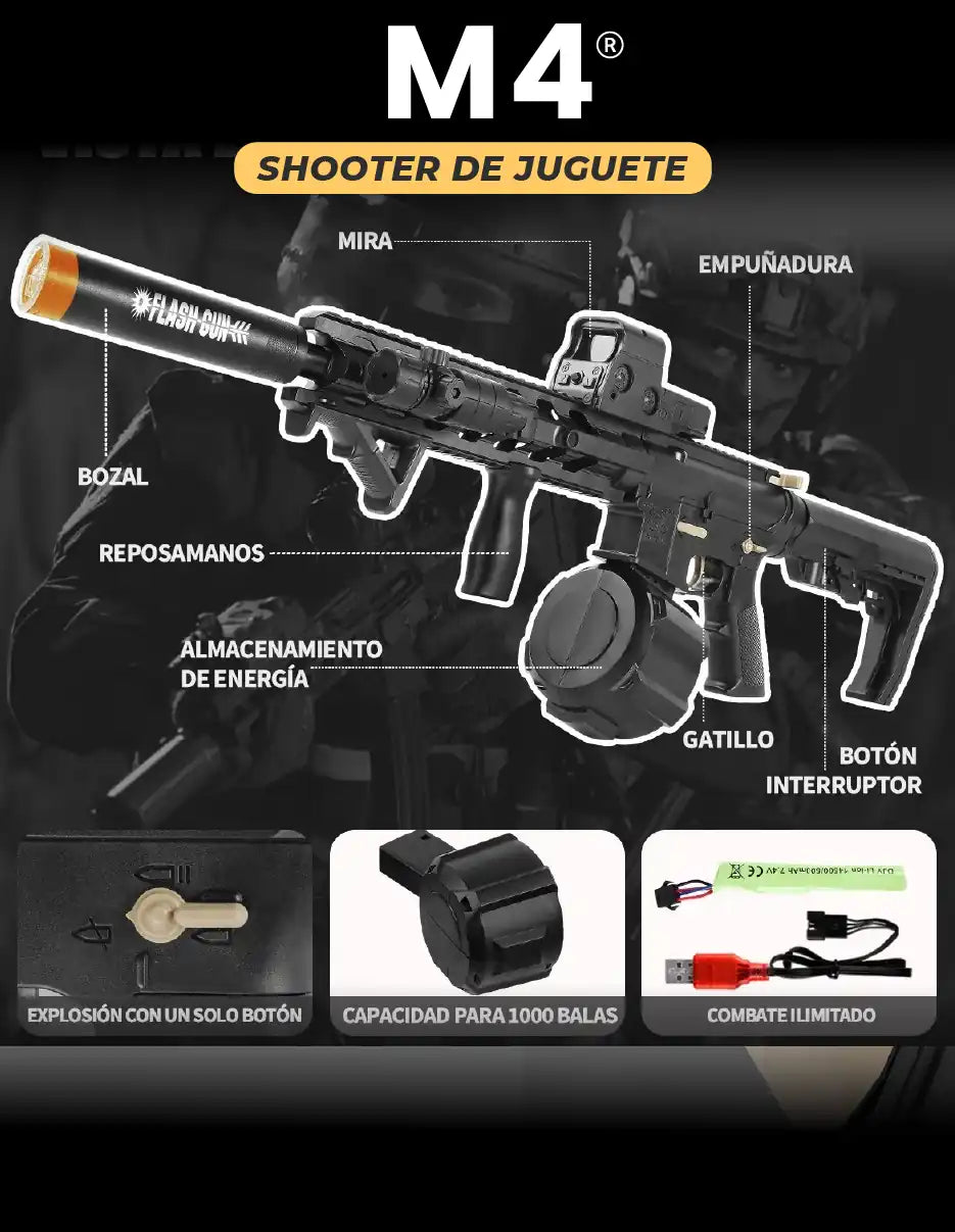 ARP9 M4 JUGUETE [PV1-TIKTOK-IMPORTSGUATE]